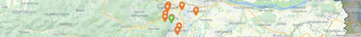 Map view for Pharmacy emergency services nearby Mödling (Niederösterreich)